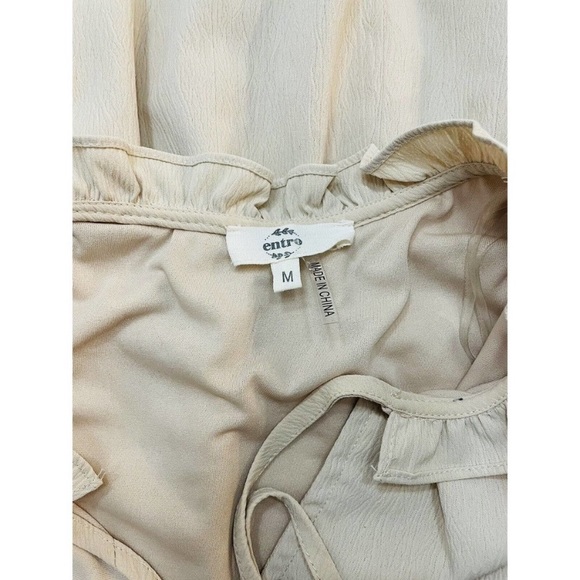 Entro Ruffle Dress Nude - Picture 2 of 4